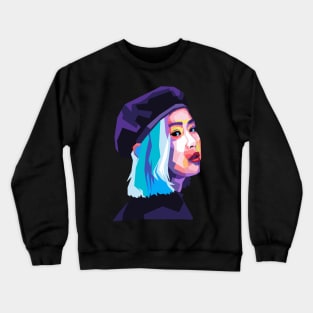 Itzy ryujin portrait Crewneck Sweatshirt